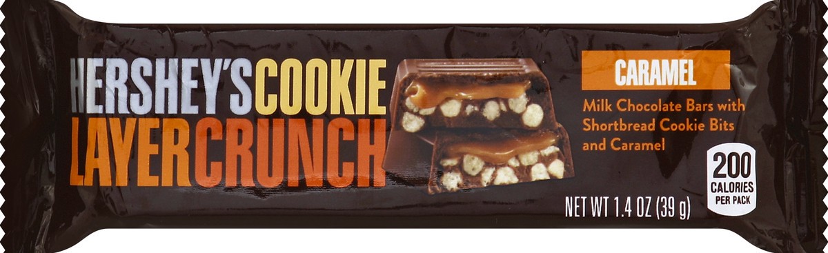 slide 3 of 5, Hershey's Cookie Layer Crunch Caramel Chocolate, 1.4 oz