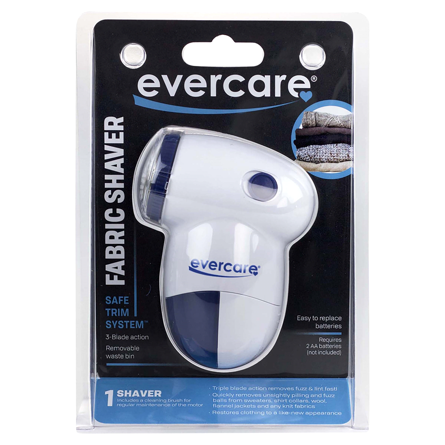 slide 1 of 4, Evercare Small Fabric Shaver, 1 ct