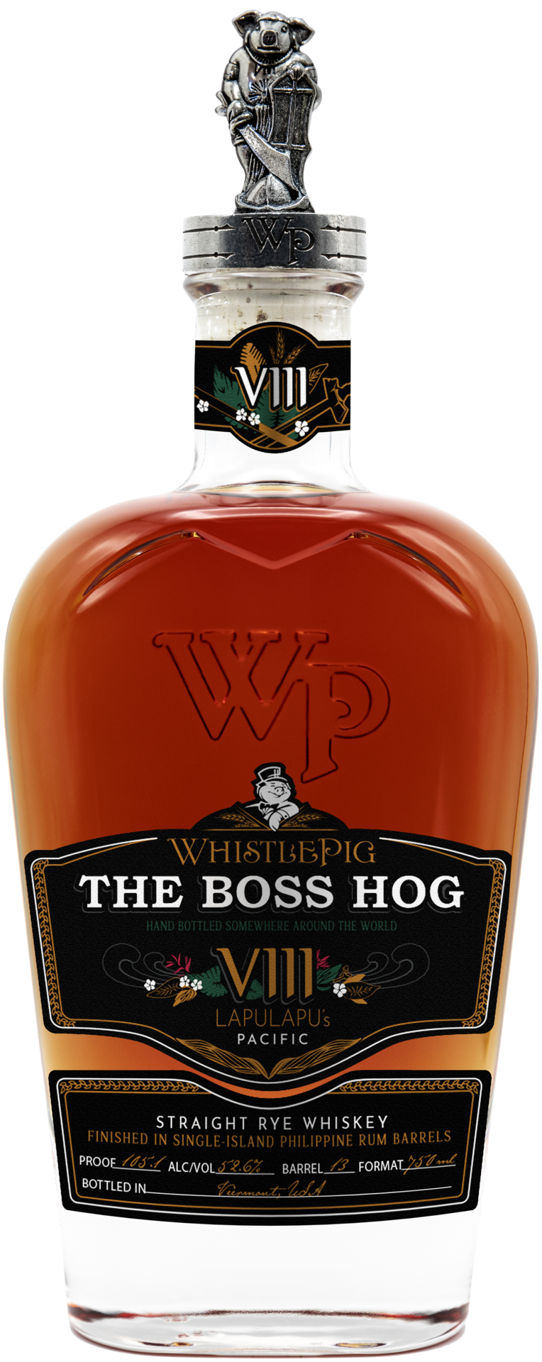 slide 1 of 1, Whistlepig Rye Boss Hog Viii Lapulapu's Pacific, 750 ml