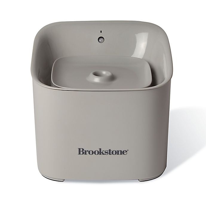 slide 2 of 5, Brookstone Motion Sensor Pet Water Fountain - Natural, 1 ct