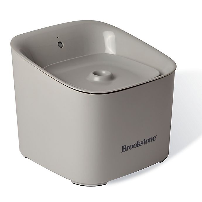 slide 3 of 5, Brookstone Motion Sensor Pet Water Fountain - Natural, 1 ct