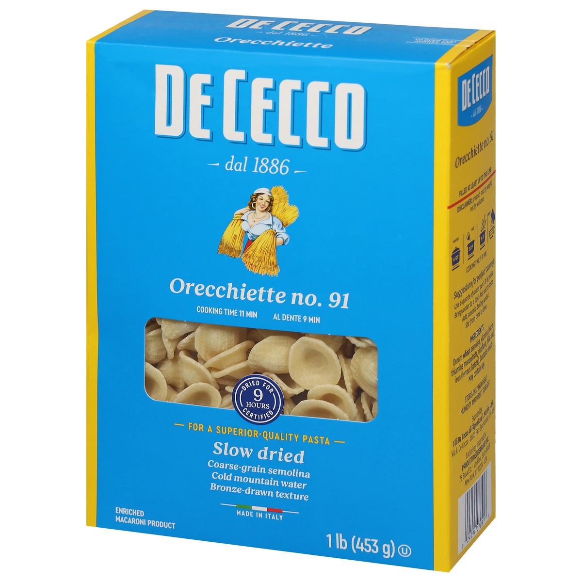 slide 7 of 9, De Cecco No. 91 Orecchiette 1 lb, 16 oz