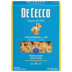 De Cecco No. 91 Orecchiette 1 lb