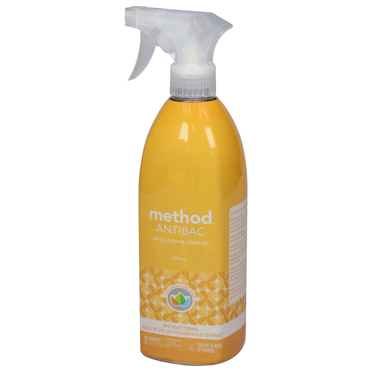 slide 5 of 10, method Antibac Citron All Purpose Cleaner 28 fl oz, 28 fl oz
