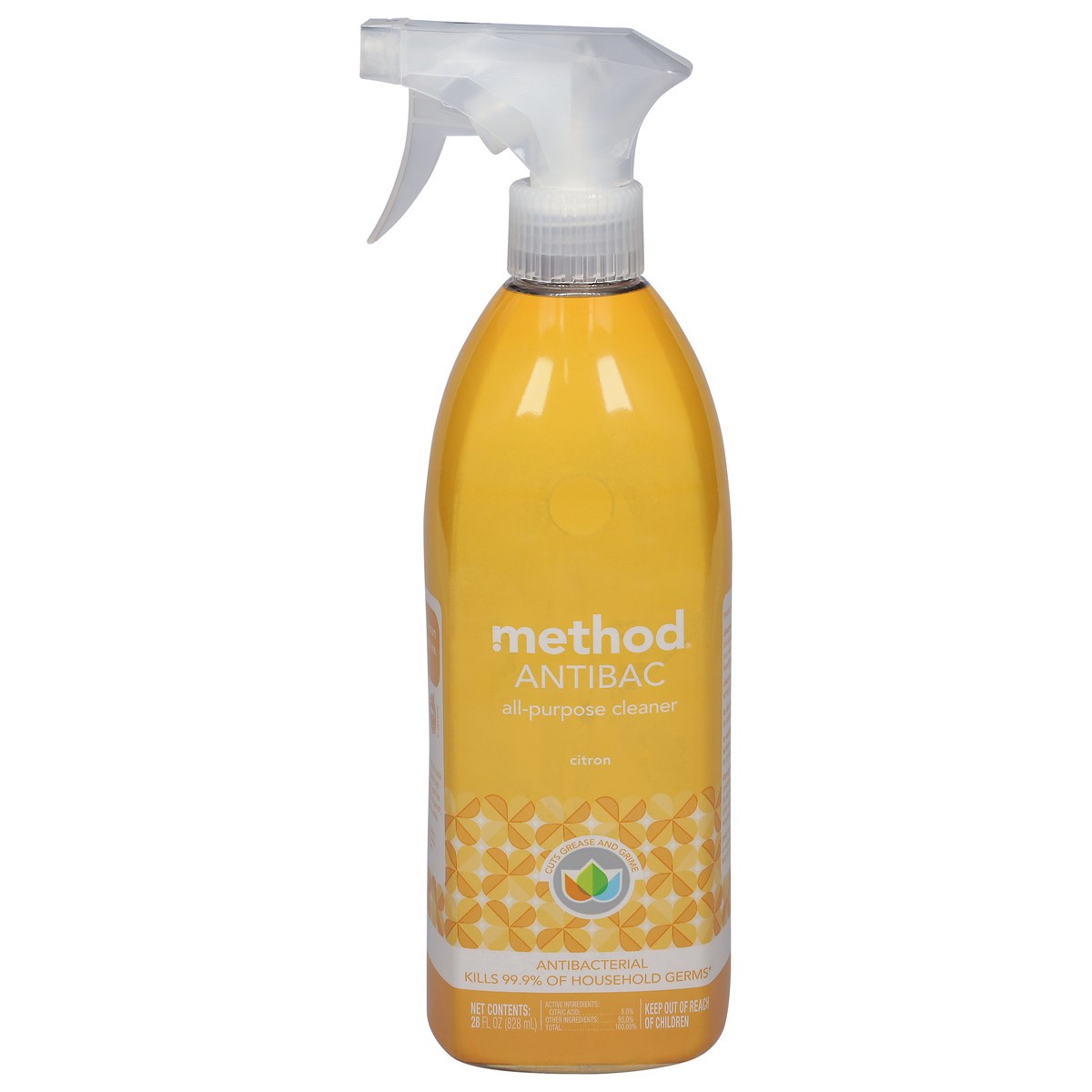 slide 6 of 10, method Antibac Citron All Purpose Cleaner 28 fl oz, 28 fl oz
