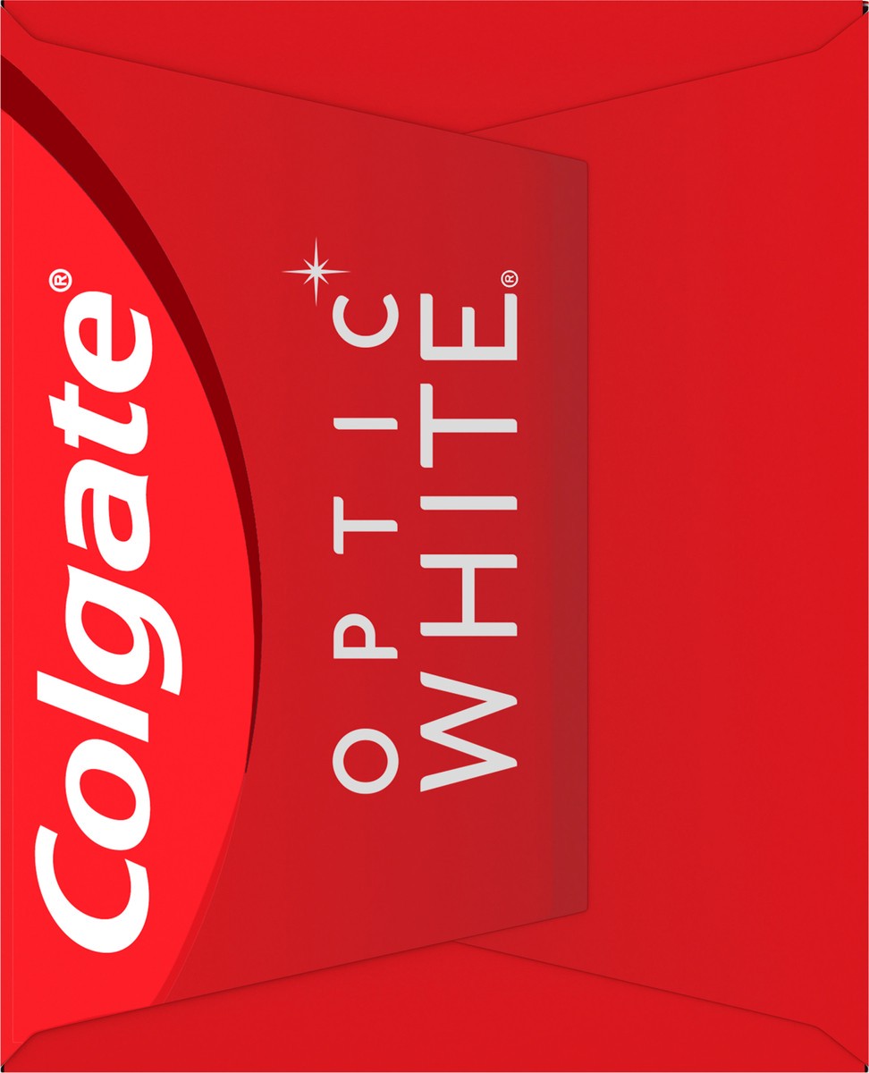 slide 7 of 7, Colgate Optic White Stain Fighter Toothpaste with Baking Soda, Clean Mint Paste, 4.2 oz