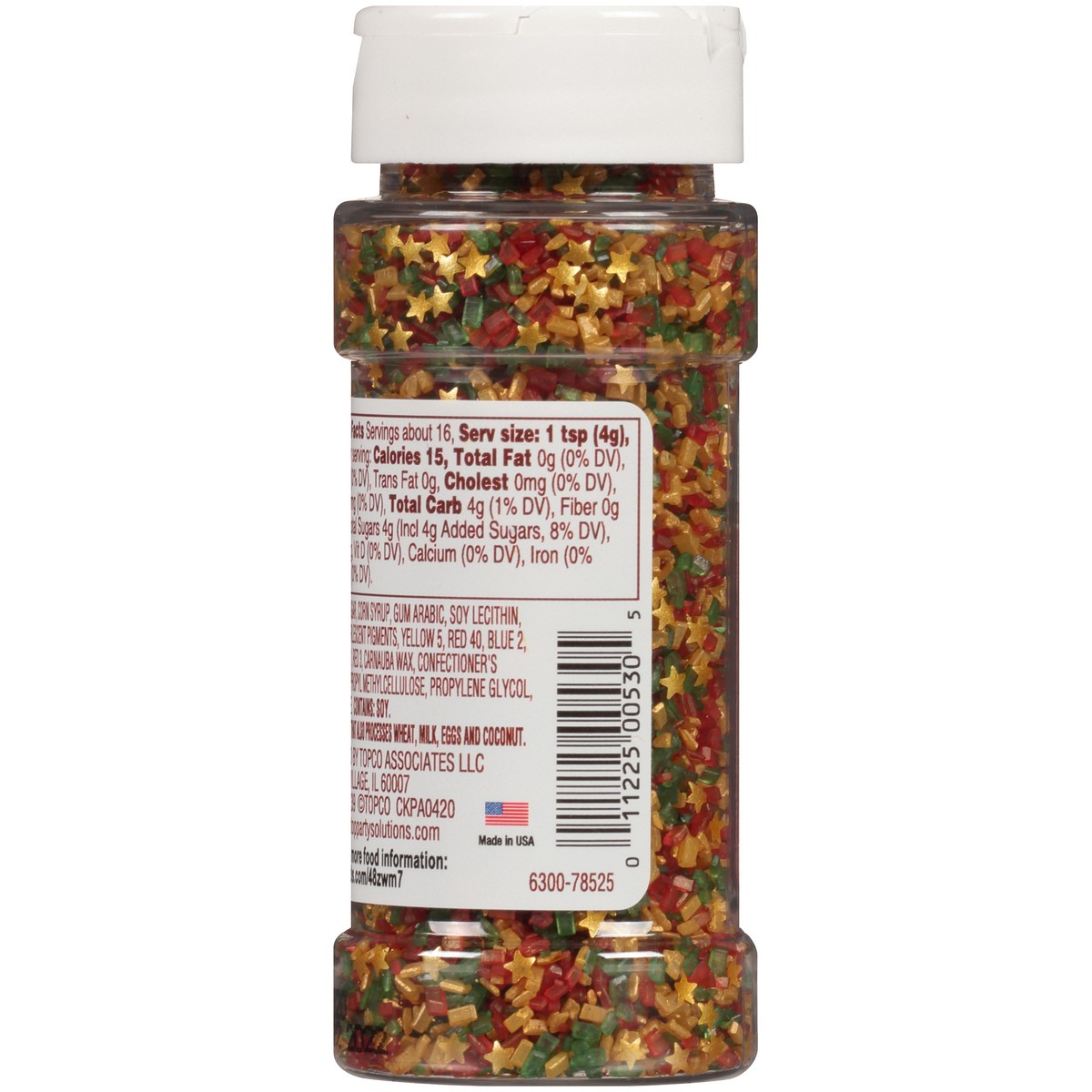 slide 5 of 13, Over The Top Glitter & Gold Sugar Crystals - 2.2 oz, 2.2 oz