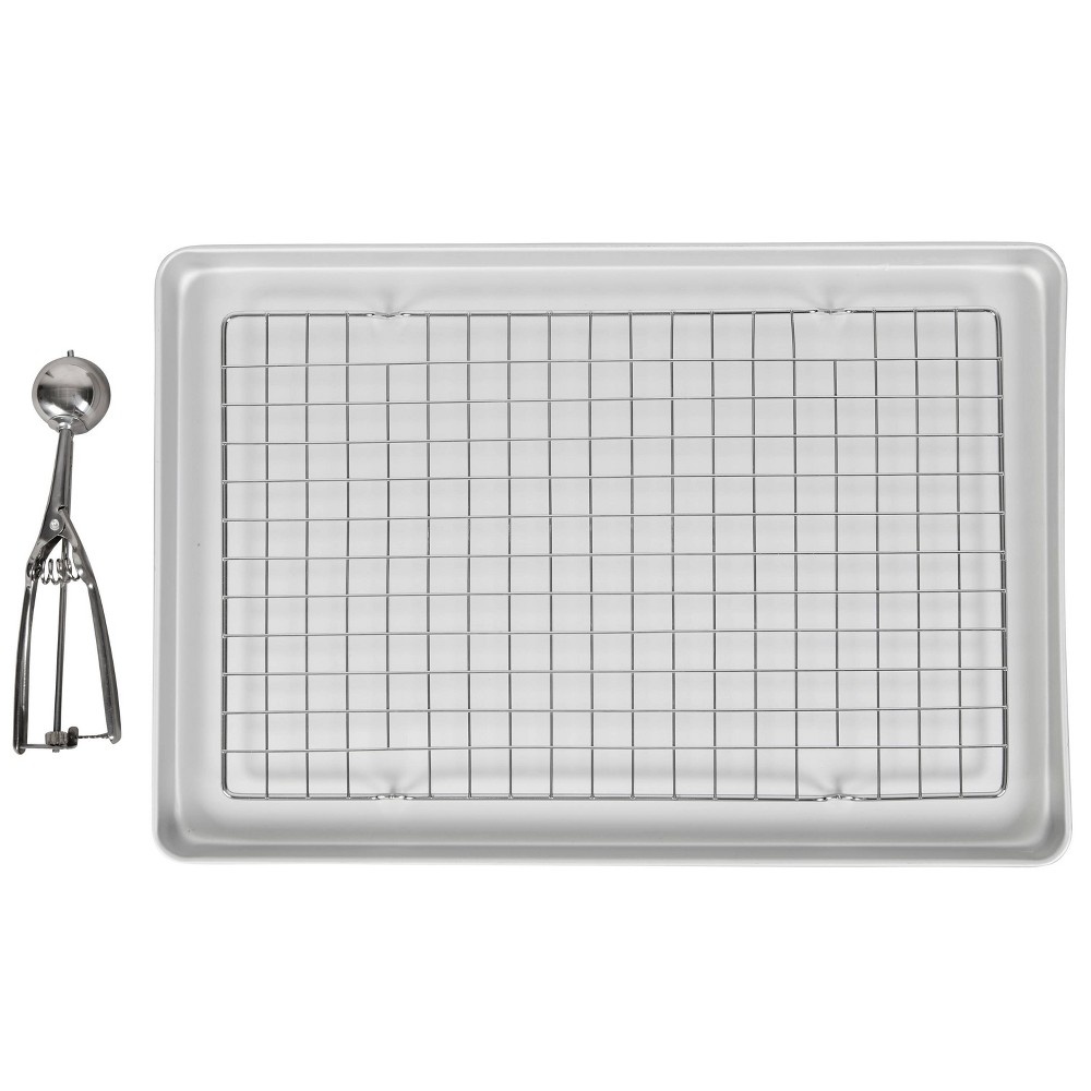 Wilton Aluminum Cookie Sheet Set 3 ct Shipt