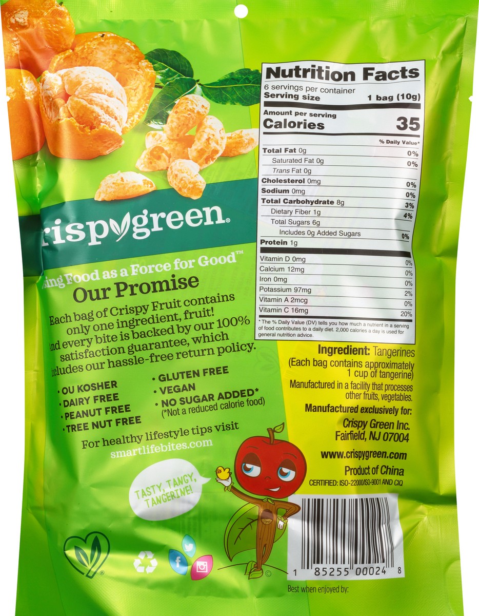 slide 9 of 12, Crispy Green Freeze-Dried Crispy Tangerine, 6 ct; 0.36 oz