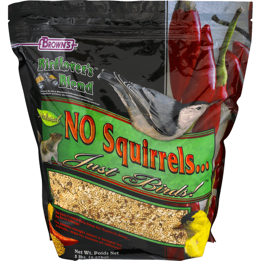 slide 1 of 8, Brown's No Squirrels Just Birds Blend, 5 lb