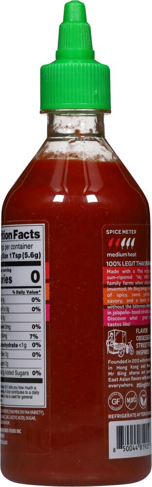slide 3 of 4, Mr Bing Sriracha Chili Sauce, 18 oz