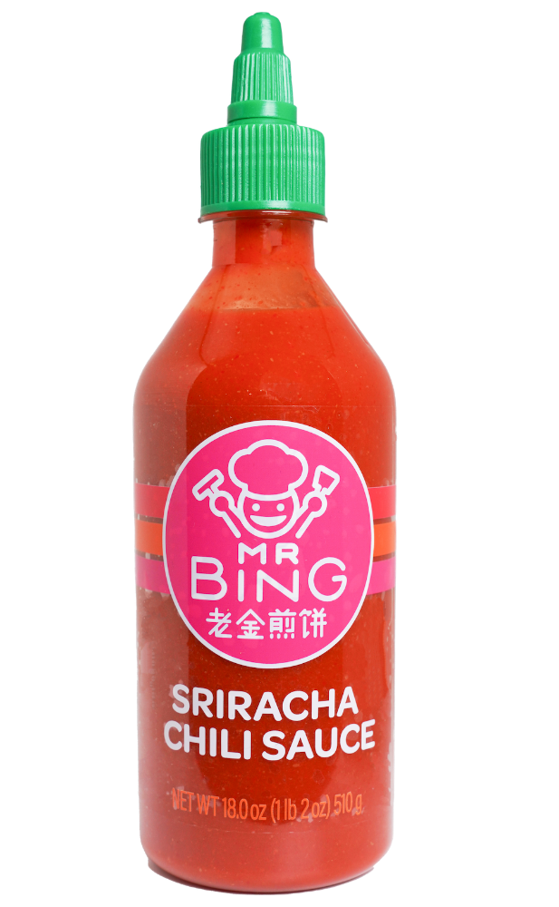 slide 1 of 4, Mr Bing Sriracha Chili Sauce, 18 oz