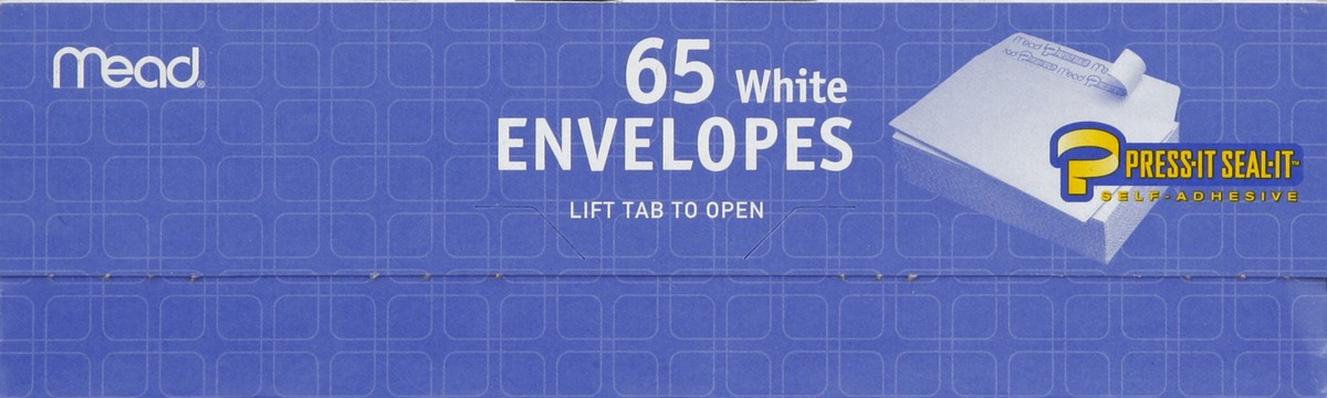 slide 4 of 4, Mead Envelopes 65 ea, 65 ct
