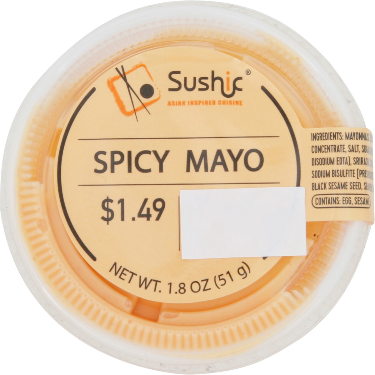 slide 2 of 2, Sushic Spicy Mayo 1.8 oz, 1.8 oz