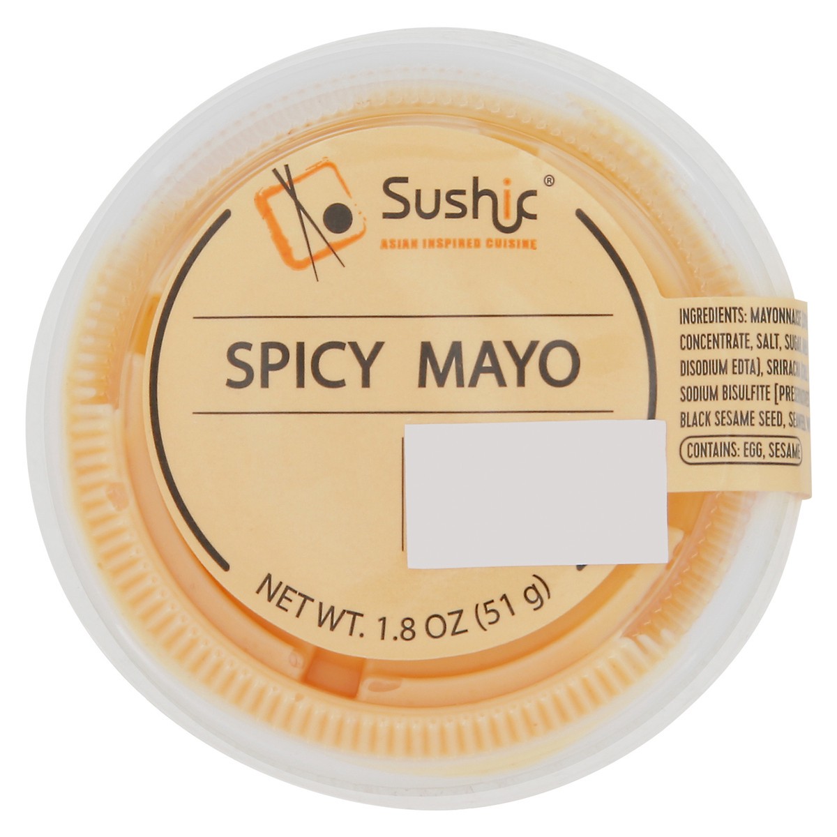 slide 1 of 2, Sushic Spicy Mayo 1.8 oz, 1.8 oz