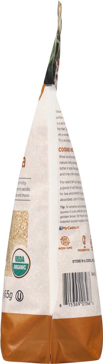 slide 13 of 13, Cadia Organic White Quinoa 16 oz, 16 oz