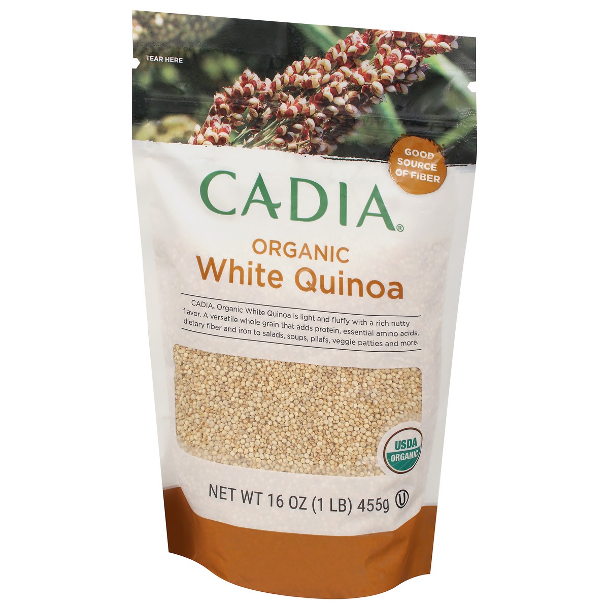 slide 10 of 13, Cadia Organic White Quinoa 16 oz, 16 oz