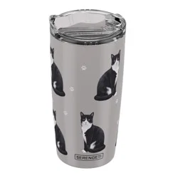 Black/White Cat Tumbler