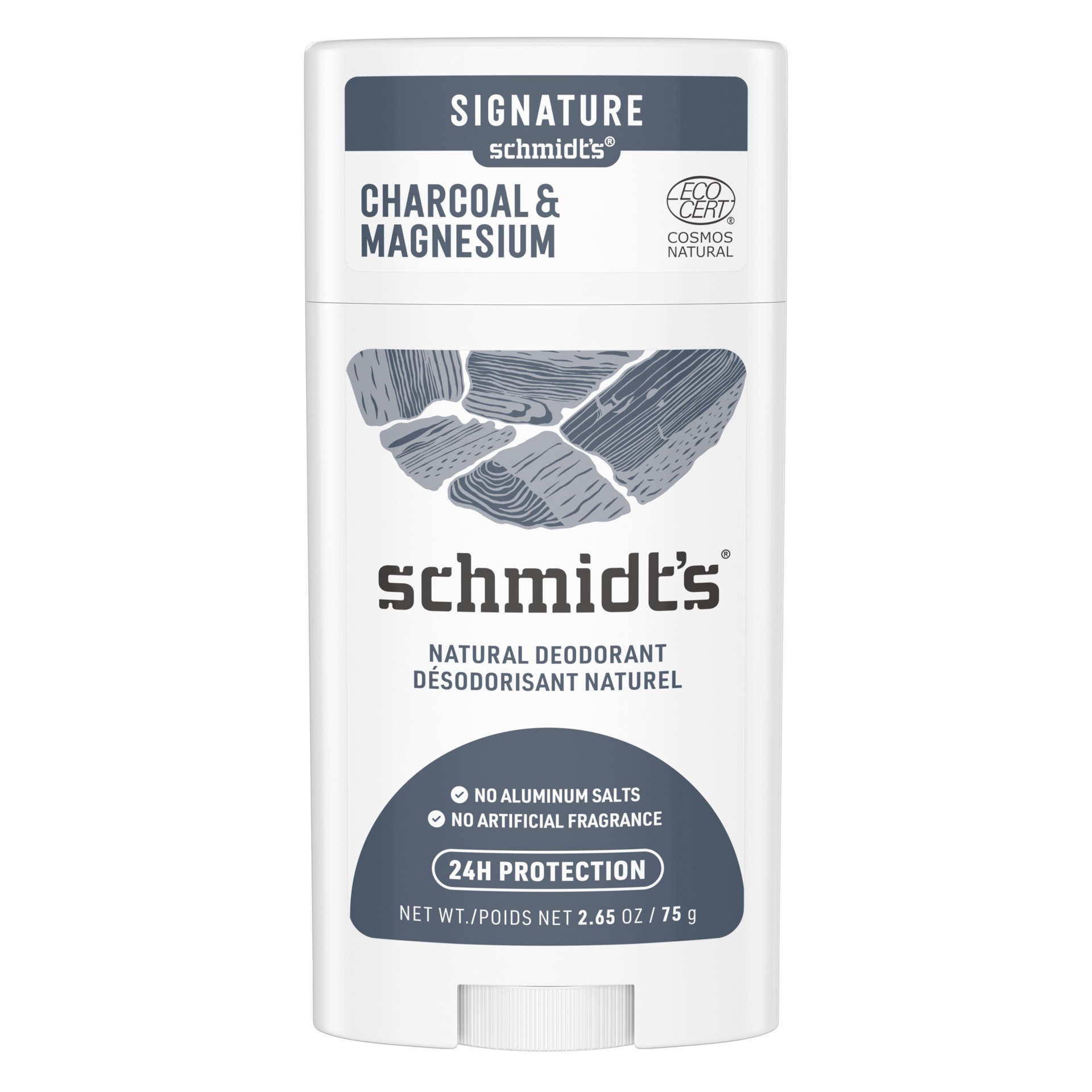 slide 1 of 5, Schmidt's Deodorant Charcoal+Magnesium, 2.65 OZ, 2.65 oz