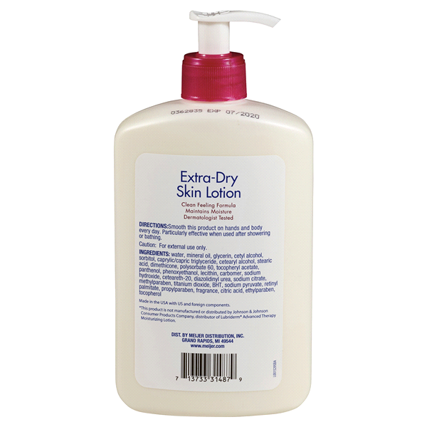 slide 4 of 5, Meijer Extra Dry Skin Lotion, 20 oz