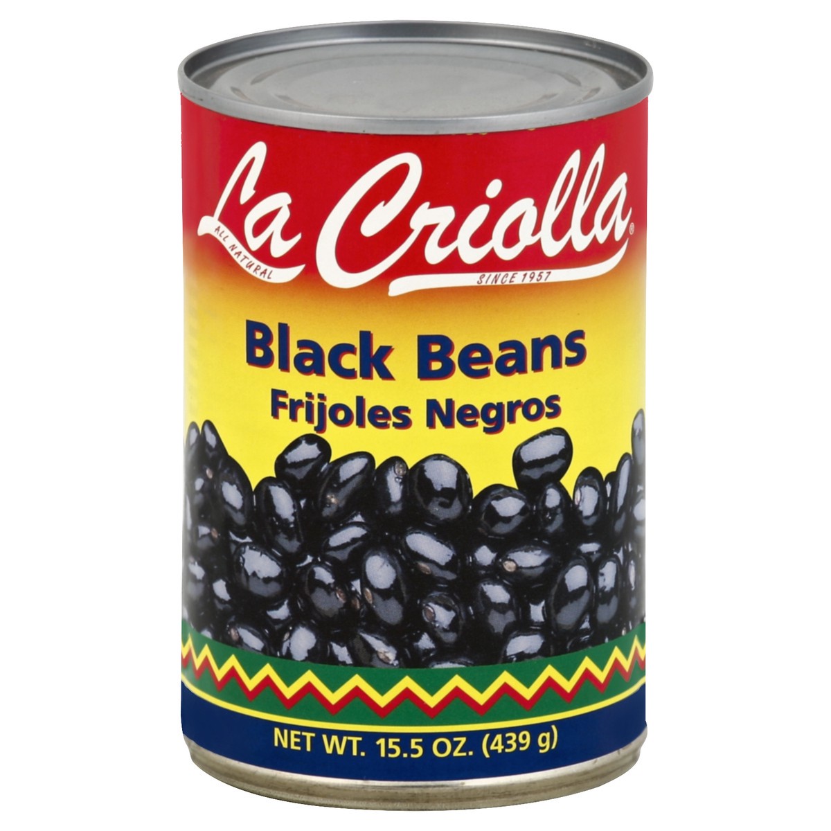 slide 2 of 3, La Criolla Black Beans 15.5 oz, 15.5 oz