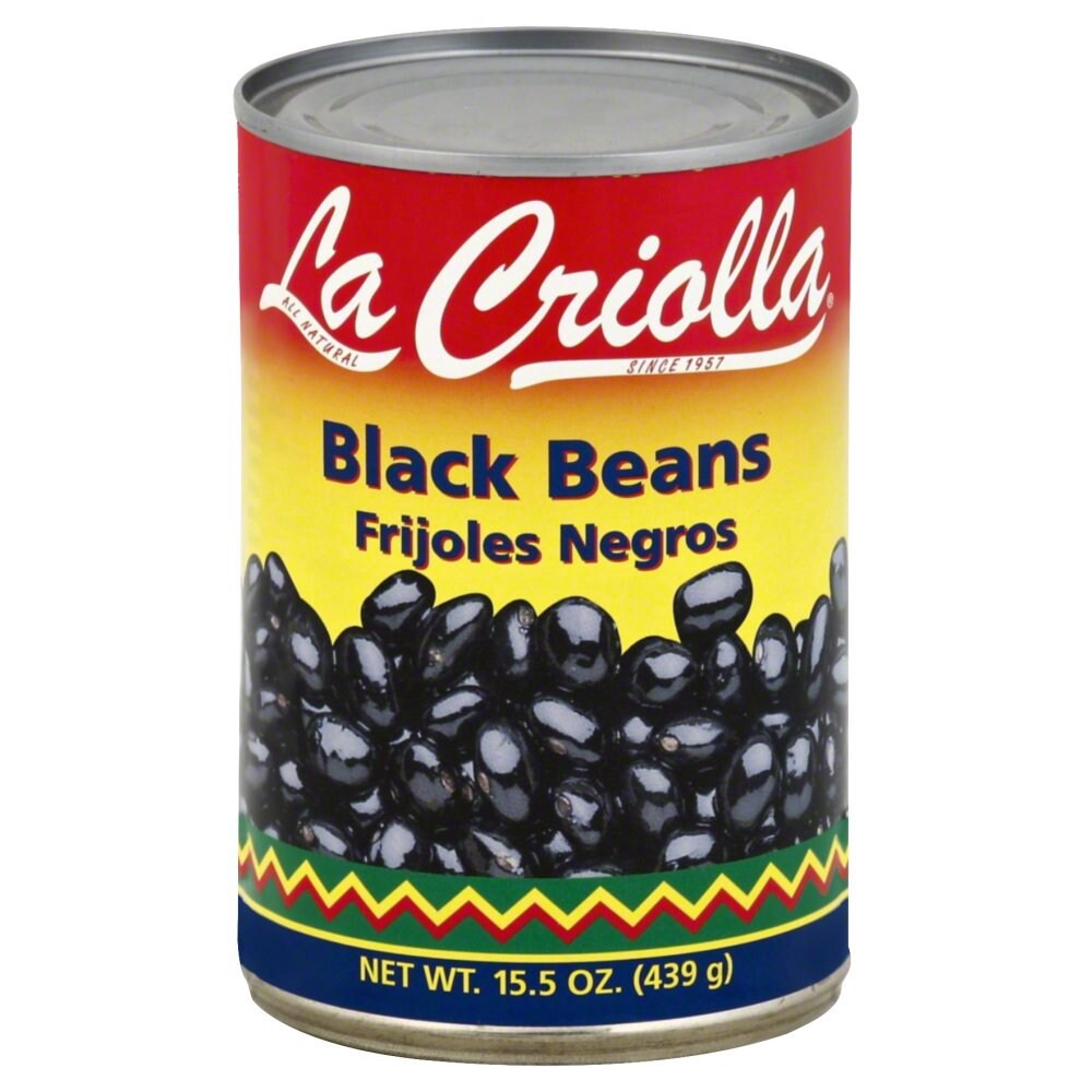 slide 1 of 2, La Criolla Black Beans 15.5 oz, 15.5 oz