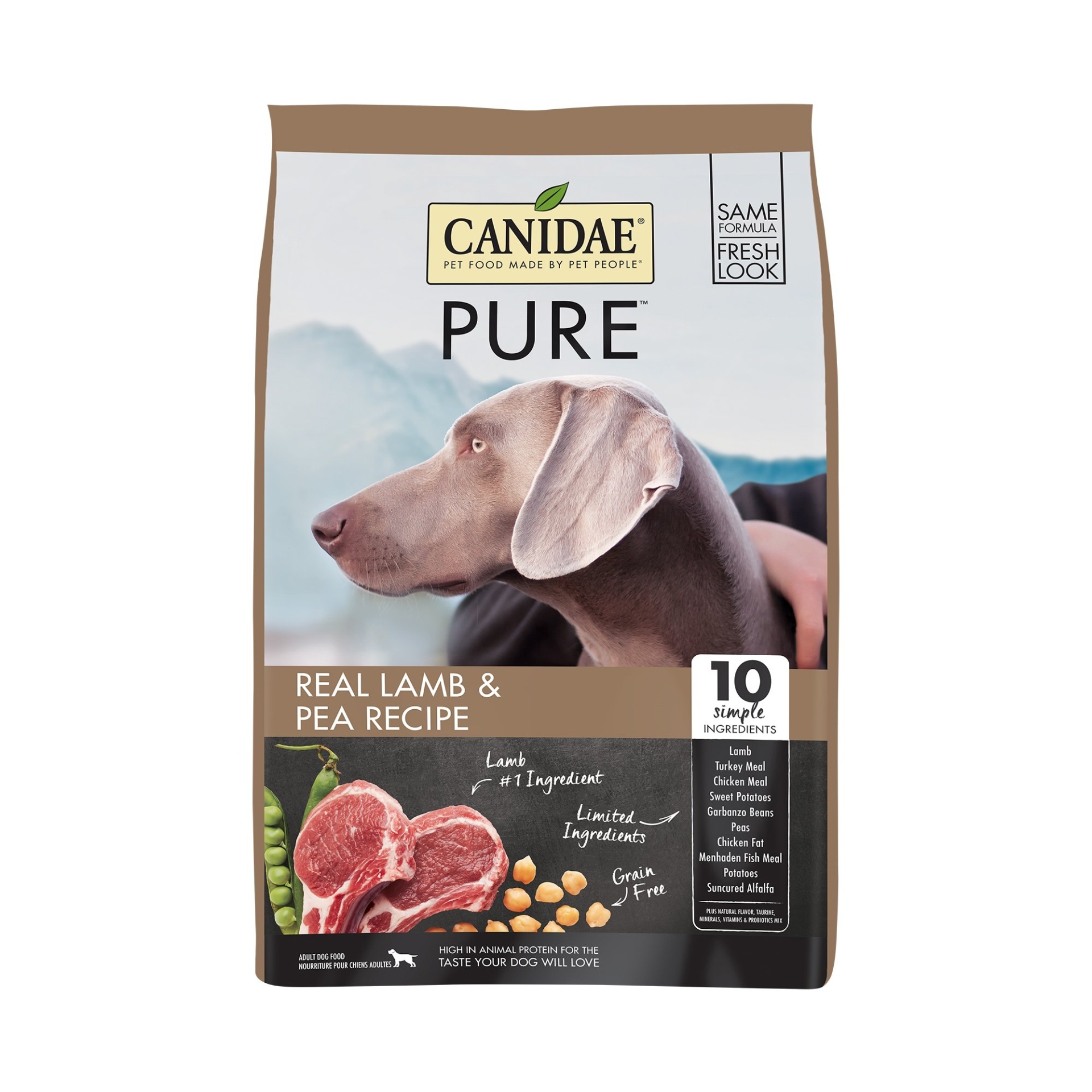 slide 1 of 1, CANIDAE Pure Elements Formula with Fresh Lamb Dry Dog Food, 4 lb