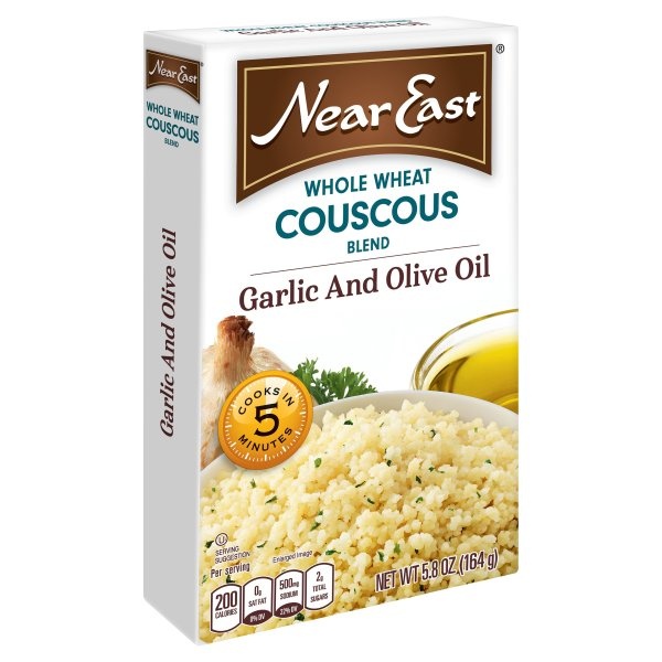 slide 1 of 6, Near East Wheat Couscous Roasted Garlic & Olive Oil Whole Grain Blends, 5.8 oz