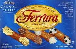 Ferrara Cannoli Shells 12 ea