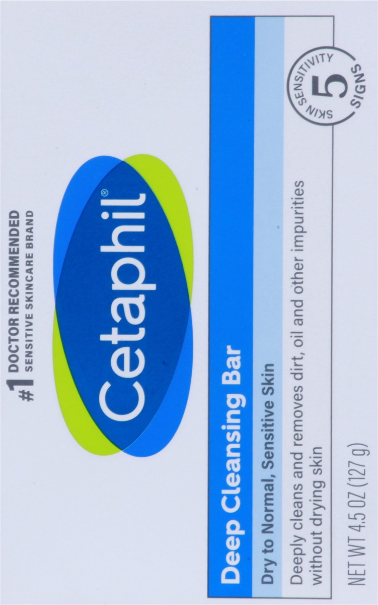 slide 6 of 9, Cetaphil Deep Cleansing Bar, 4.5 oz, 4.5 oz