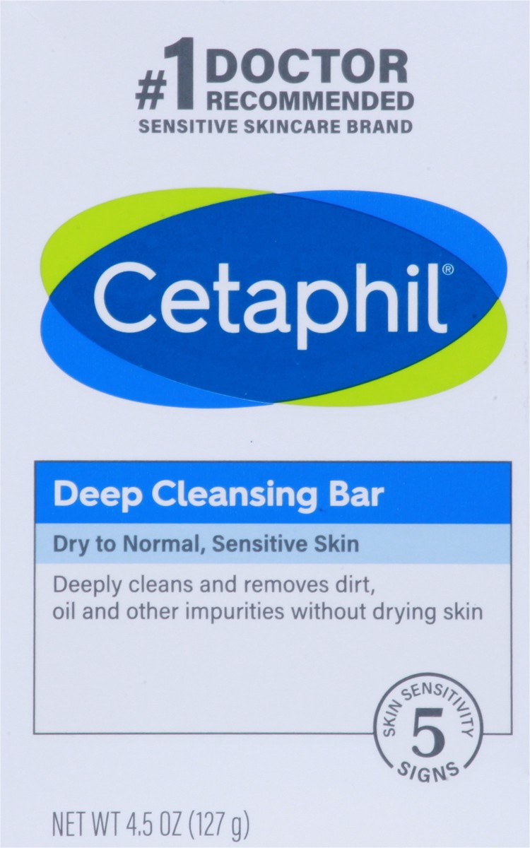 slide 2 of 9, Cetaphil Deep Cleansing Bar, 4.5 oz, 4.5 oz