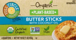 Full Circle Market Organic Plant-Based Butter Sticks With Coconut Oil 4 ea