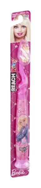 slide 1 of 1, REACH Kids Barbie Toothbrush, 1 ct