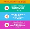 slide 8 of 11, Meow Mix Savory Morsels Seafood Favorites Variety Pack, 2.75-Ounce Cans, Pack of 12, 33 oz