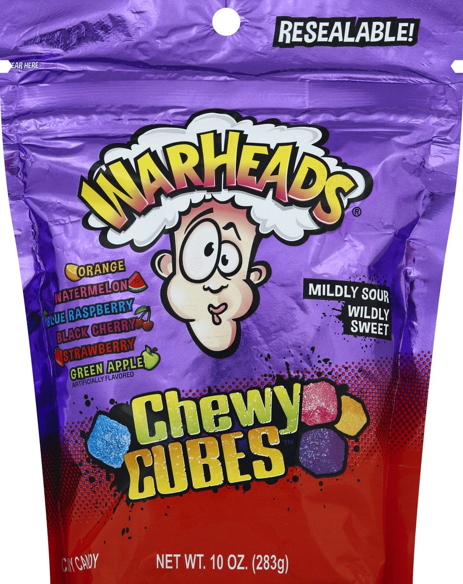 slide 2 of 6, Warheads Chewy Cubes Candy, 10 oz