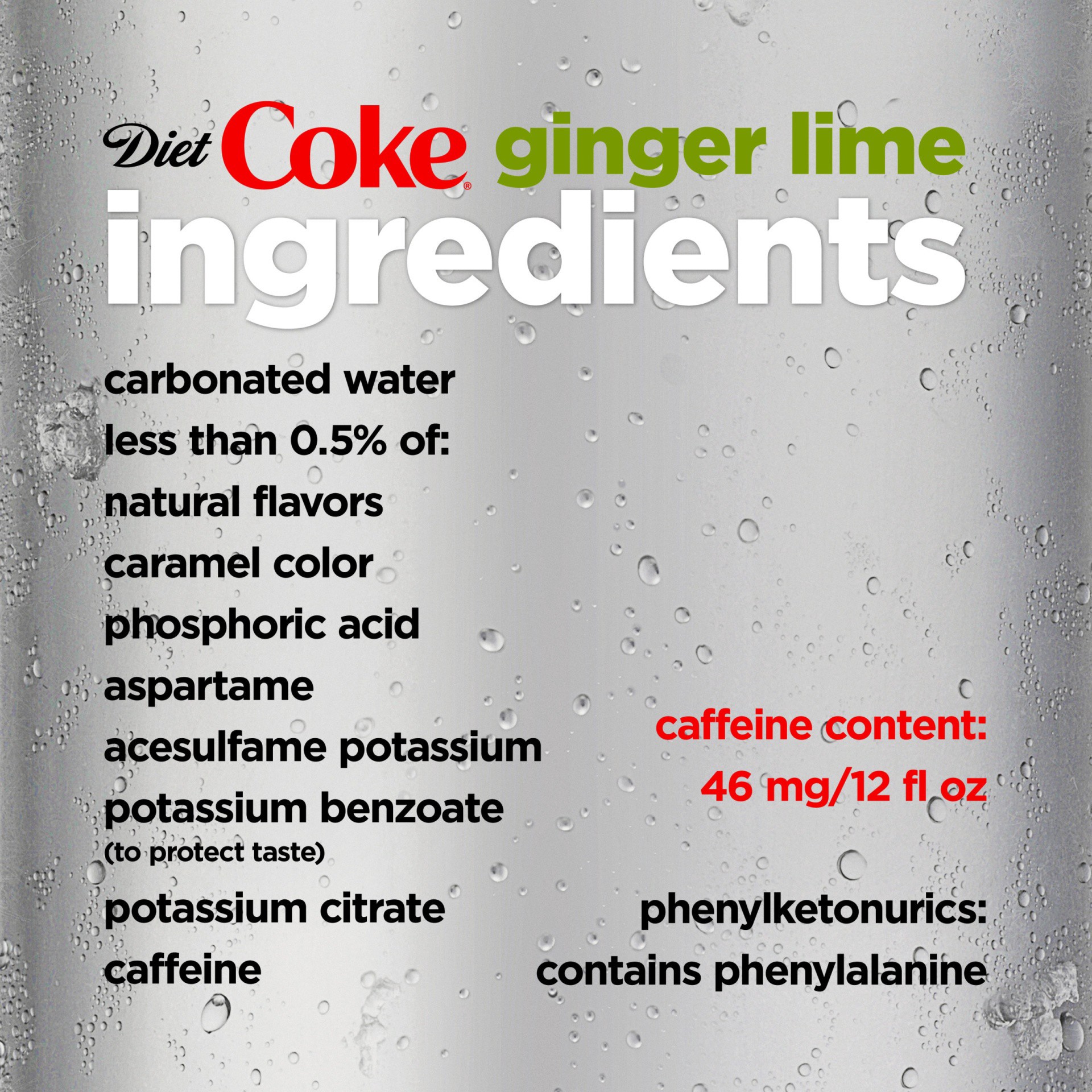 slide 9 of 9, Diet Coke with Lime Soft Drink, 12 fl oz, 12 Pack, 144 fl oz