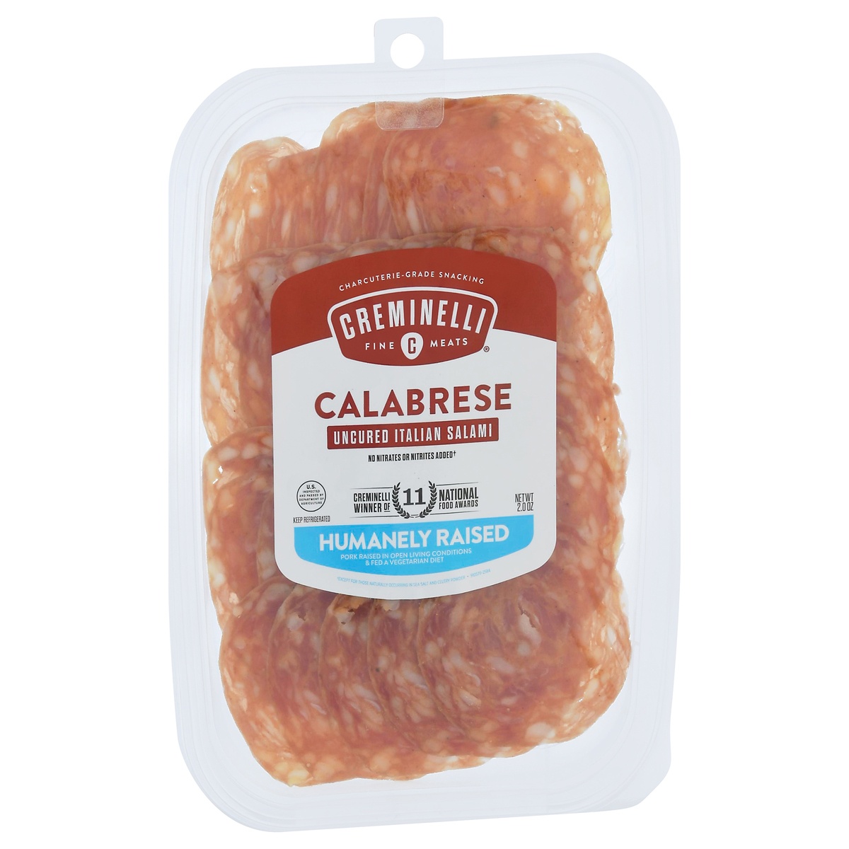 slide 2 of 11, Creminelli Calabrese Uncured Italian Salami, 2 oz