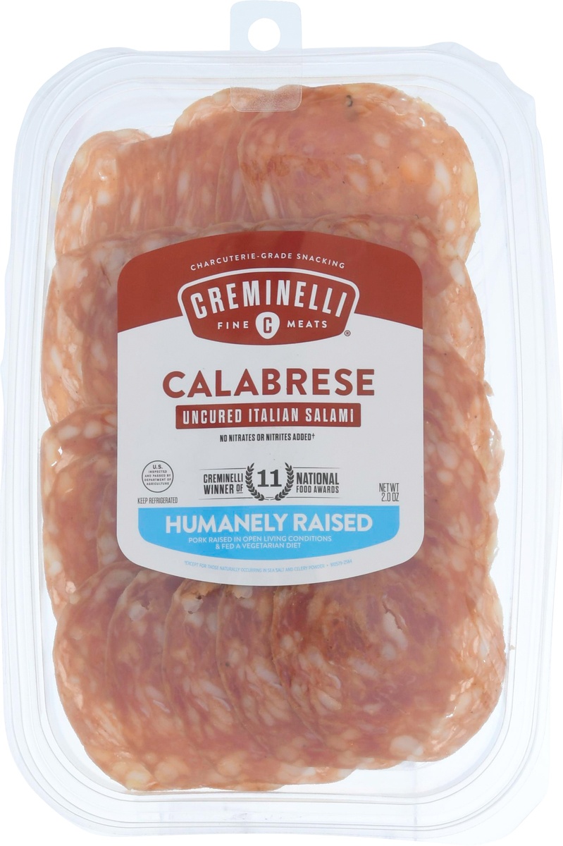 slide 9 of 11, Creminelli Calabrese Uncured Italian Salami, 2 oz