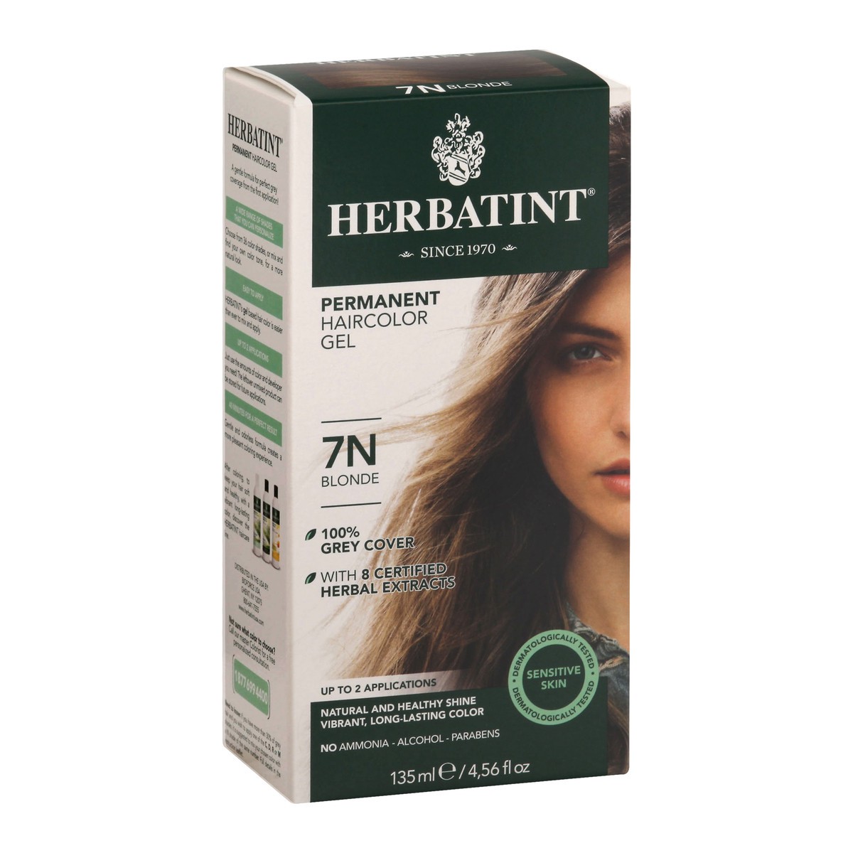 slide 12 of 12, Herbatint Haircolor Gel 135 ml, 135 ml