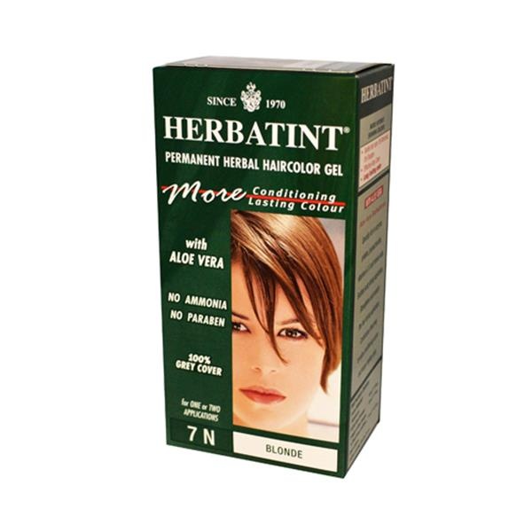 slide 1 of 1, Herbatint Permanent Herbal Haircolor Gel - Blonde 7N, 1 ct