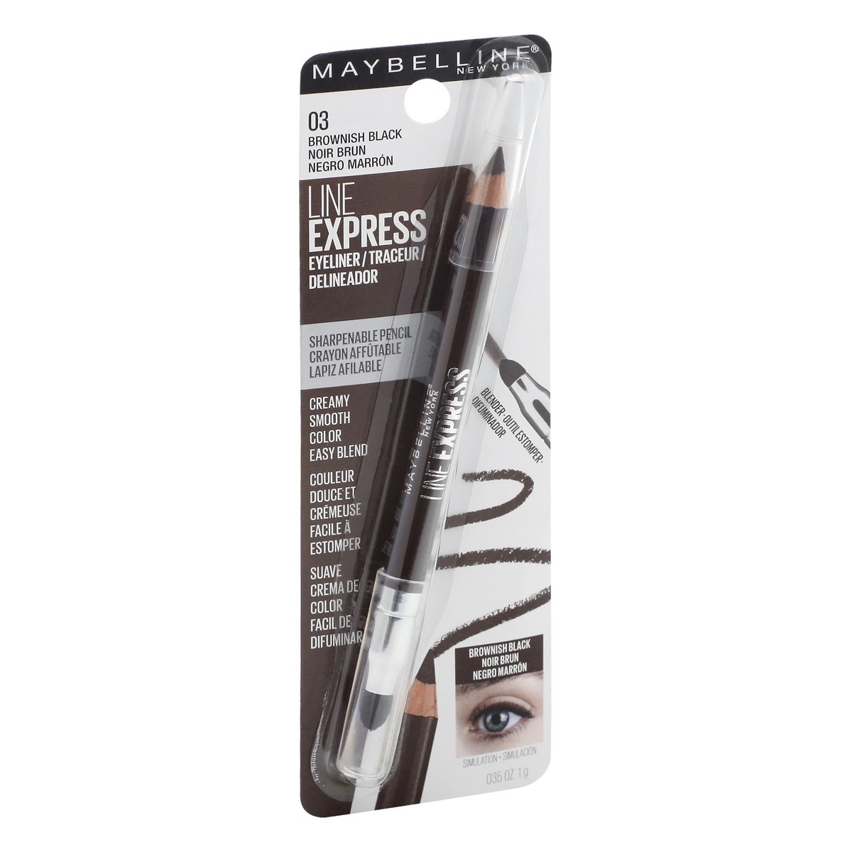 slide 8 of 9, Maybelline Eyeliner Define-a-Line Express Brownish Black - 0.035oz, 0.035 oz