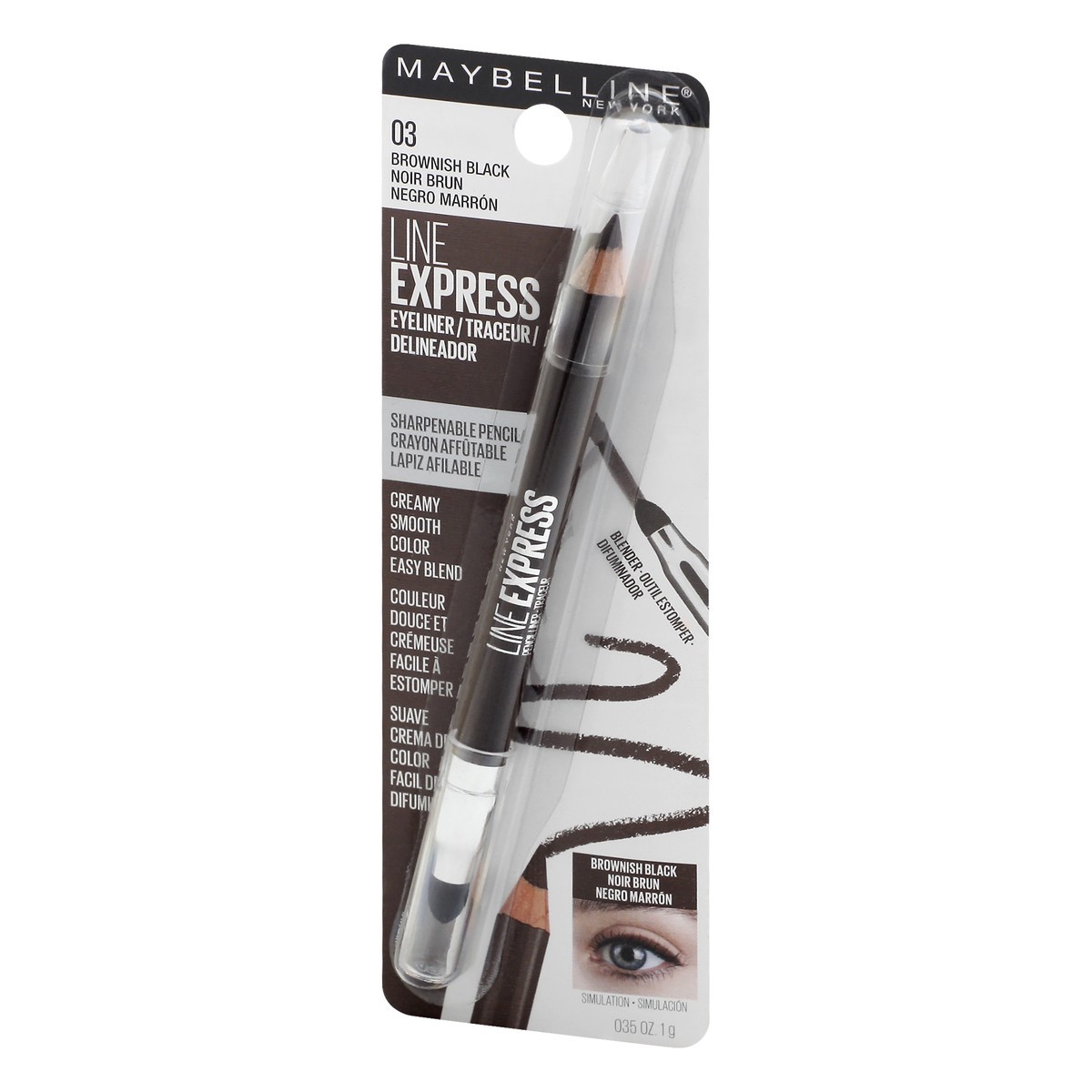 slide 3 of 9, Maybelline Eyeliner Define-a-Line Express Brownish Black - 0.035oz, 0.035 oz