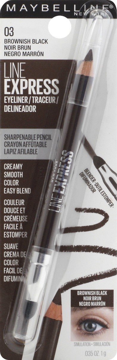 slide 5 of 9, Maybelline Eyeliner Define-a-Line Express Brownish Black - 0.035oz, 0.035 oz