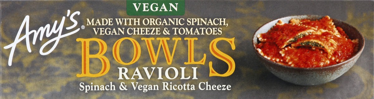 slide 3 of 9, Amy's Vegan Frozen Spinach & Cheese Ravioli, 8.4 oz