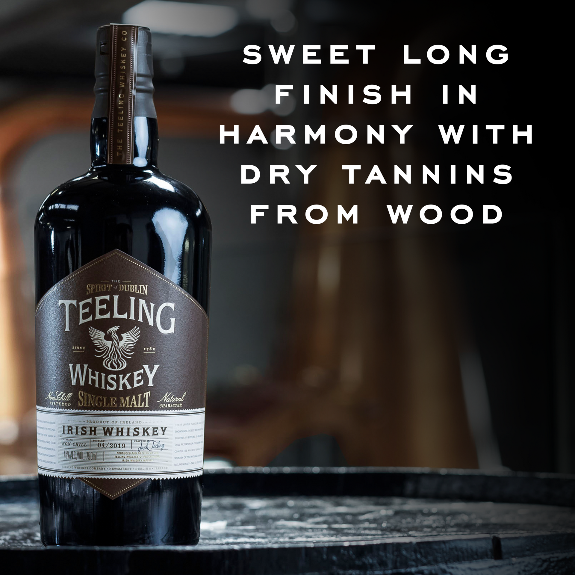 slide 5 of 5, Teeling Whiskey Teeling Single Malt Irish Whiskey 46% 75Cl/750Ml, 750 ml
