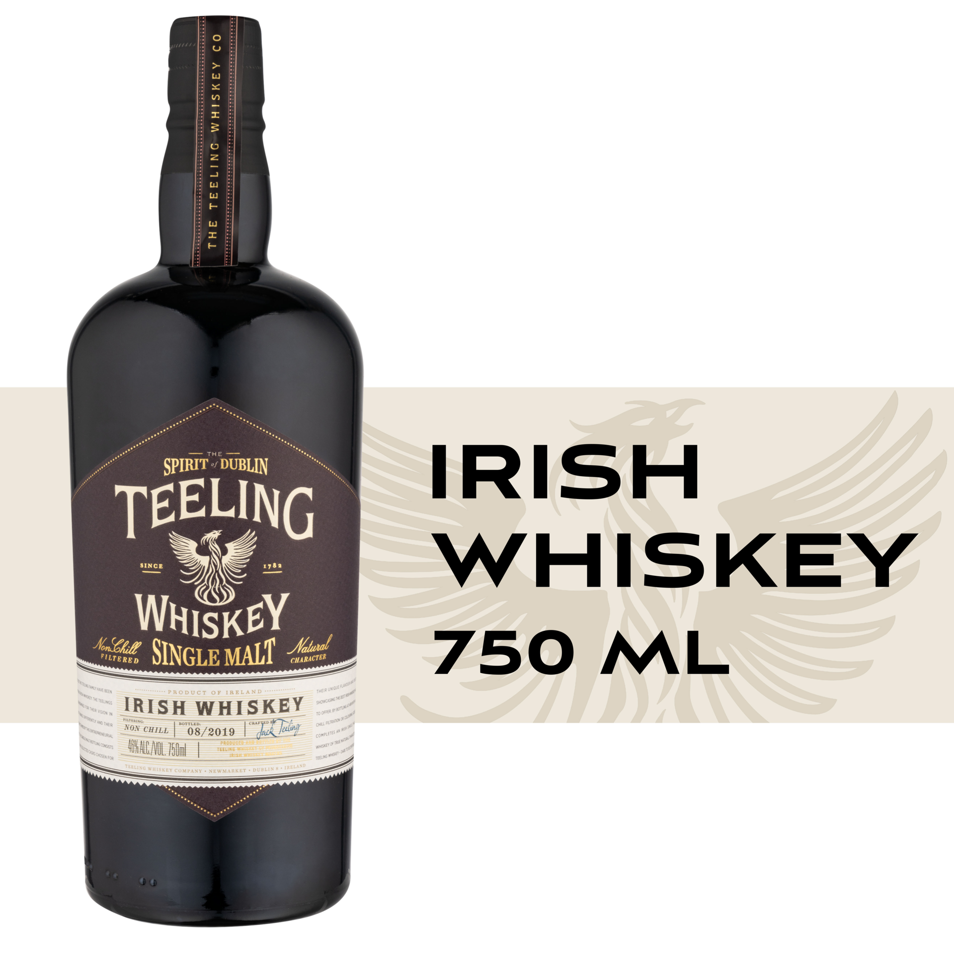 slide 2 of 5, Teeling Whiskey Teeling Single Malt Irish Whiskey 46% 75Cl/750Ml, 750 ml