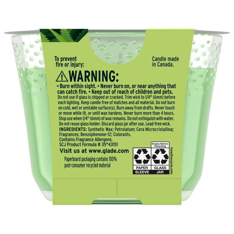 slide 5 of 11, Glade 3 Wick Candle - Fresh Confidence - 6.8oz, 6.8 oz