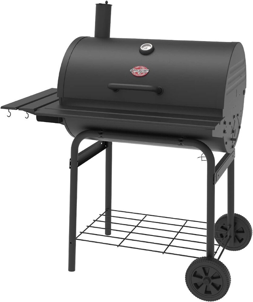 slide 3 of 6, Char-Griller Pro DLX Charcoal Barrel Grill, 1 ct