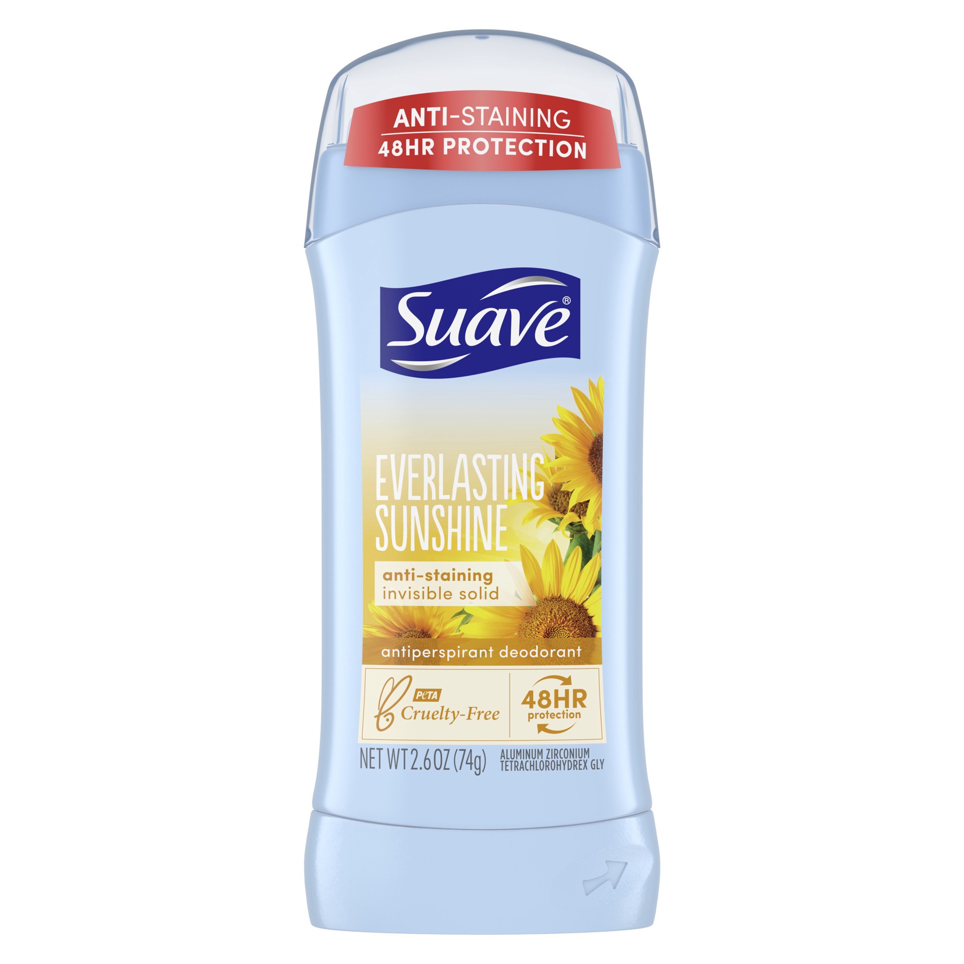 slide 1 of 9, Suave Deodorant Antiperspirant & Deodorant Stick Everlasting Sunshine, 2.6 oz, 2.6 oz