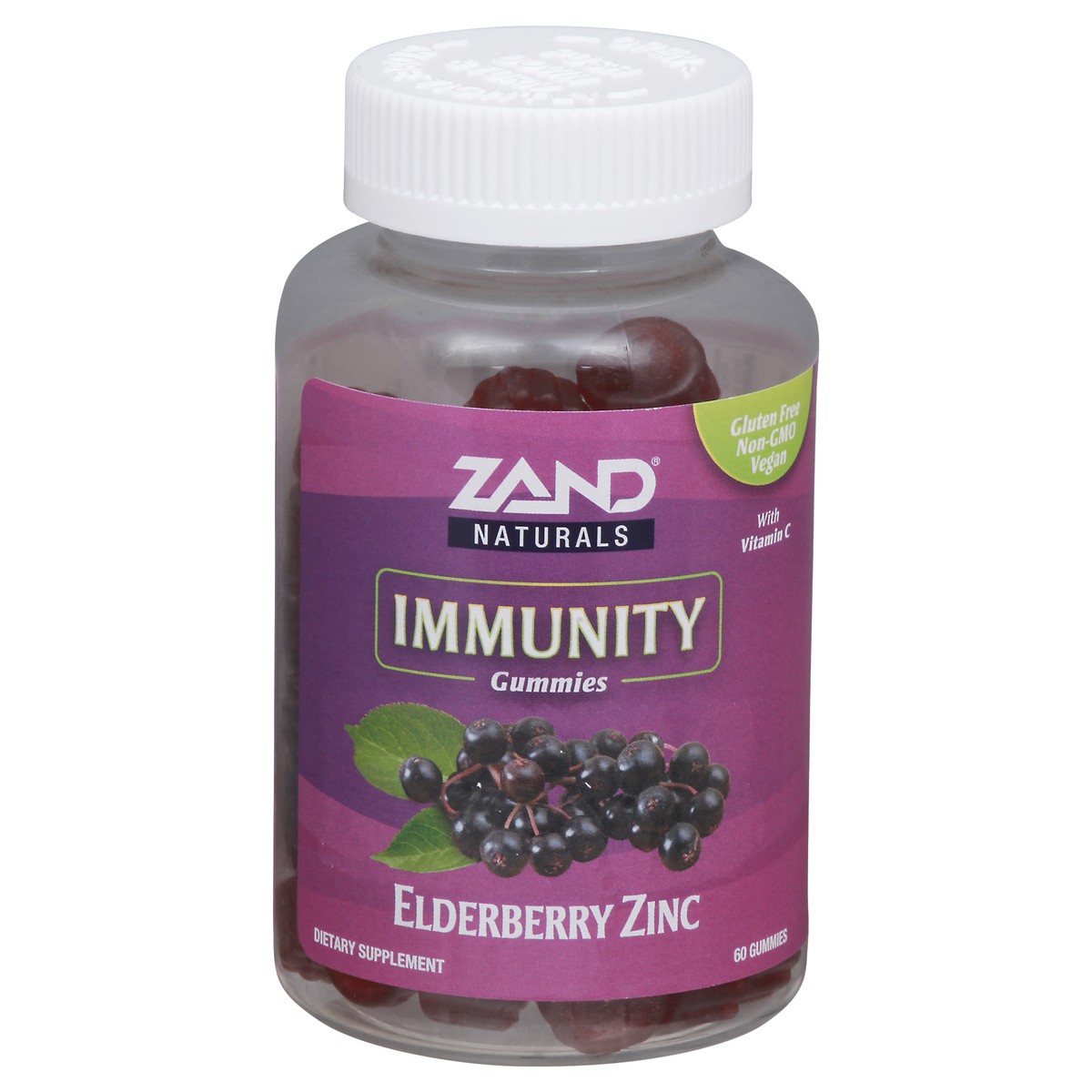 slide 1 of 9, ZAND Immunity Elderberry Zinc, 60 ct